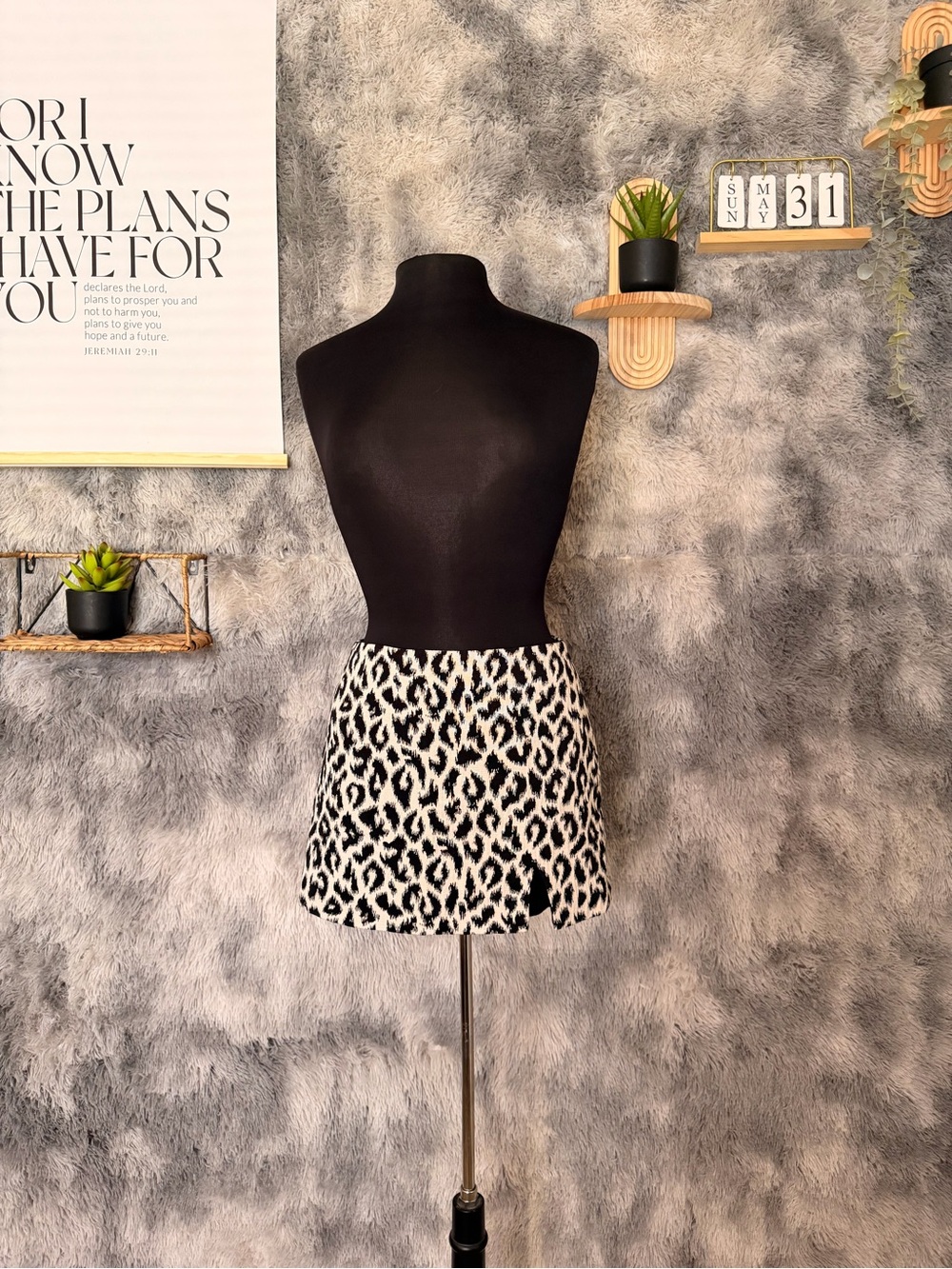 Not A Cheetah Mini Skirt